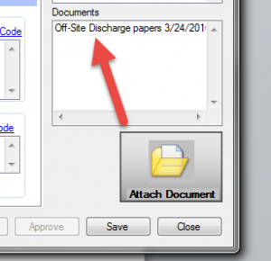 Select and Attach Document