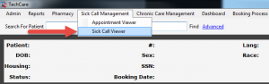 Sick Call Viewer Location