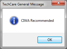 CIWA Recommended