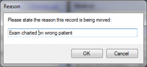 Move Record Reason